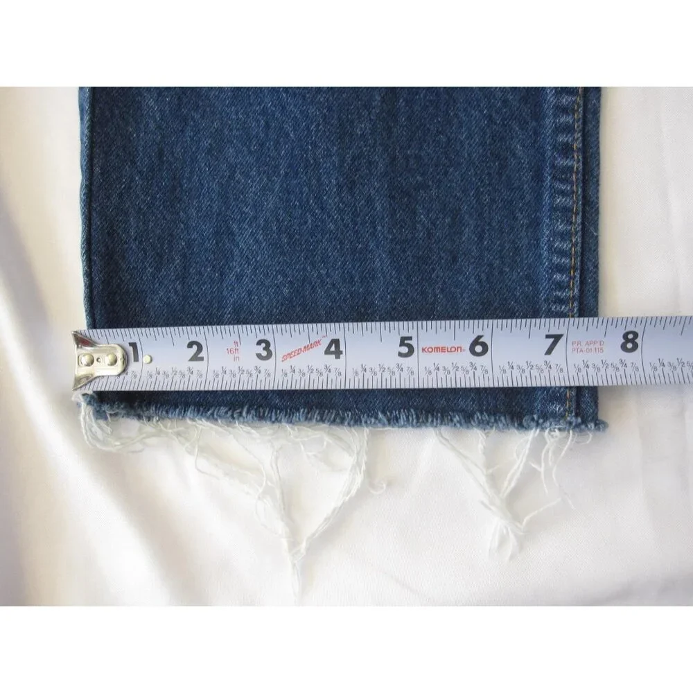Vintage Levis 505 Denim Jeans Orange Tab‎ Men Distress 90's Sz W30 x L23 (MP503)